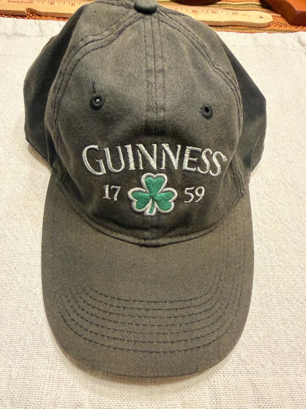 Guinness 1759 Shamrock Adjustable Baseball Cap Hat